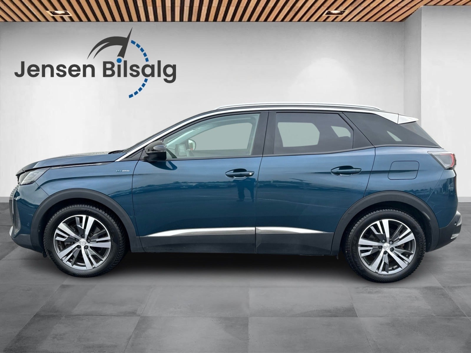 Grøn Peugeot 3008 fra 2021