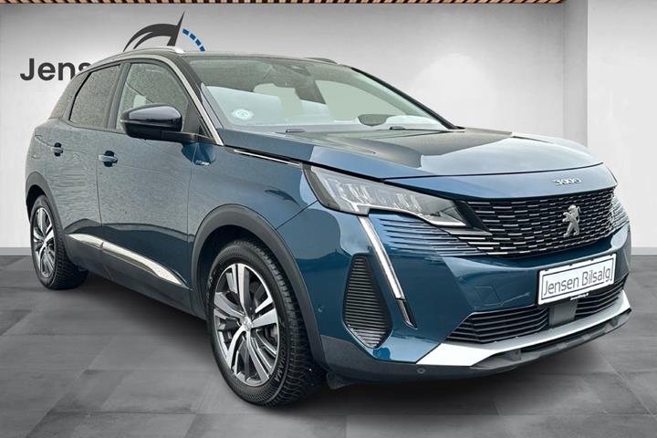 Grøn Peugeot 3008 fra 2021