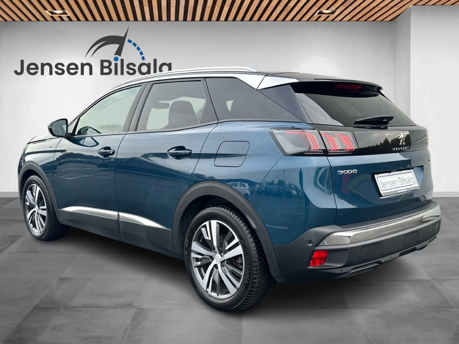 Grøn Peugeot 3008 fra 2021