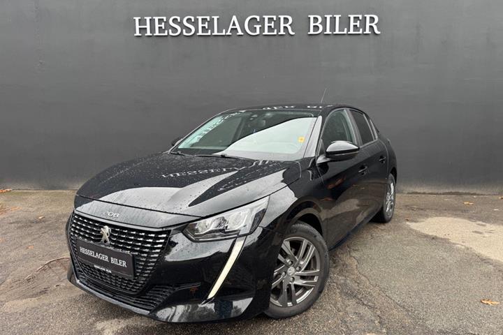 Sort Peugeot 208 fra 2020