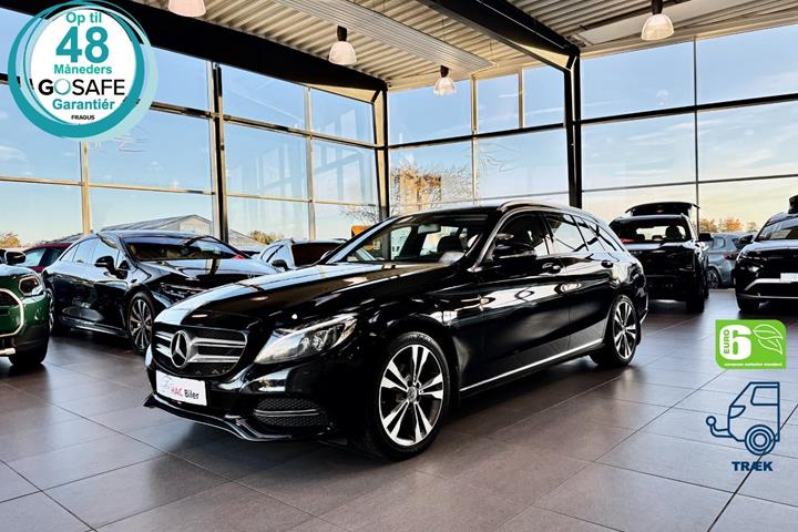 Sort Mercedes C220 fra 2015