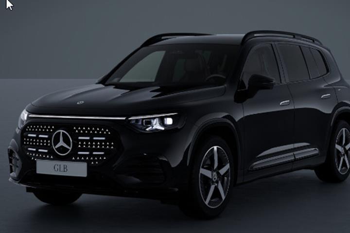 Sort Mercedes GLB250+ fra 2026
