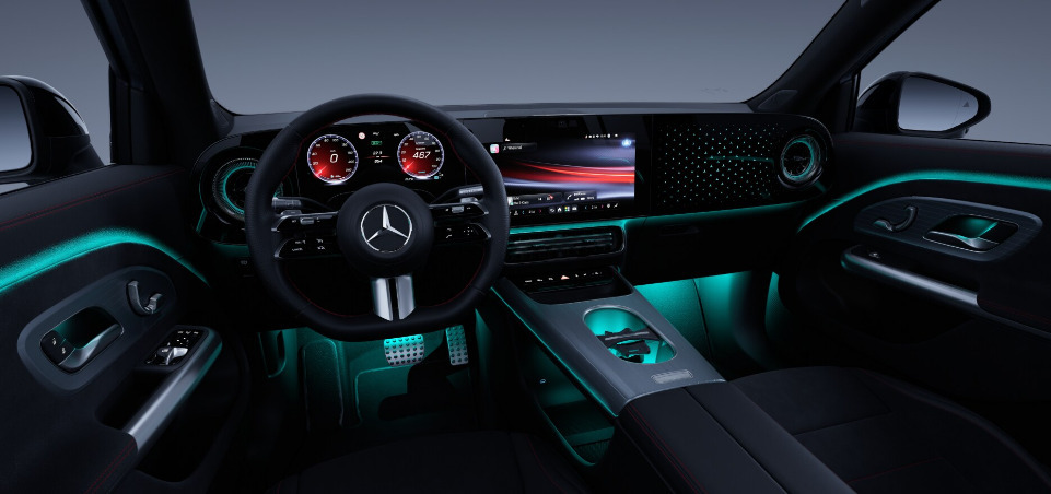 Sort Mercedes GLB250+ fra 2026
