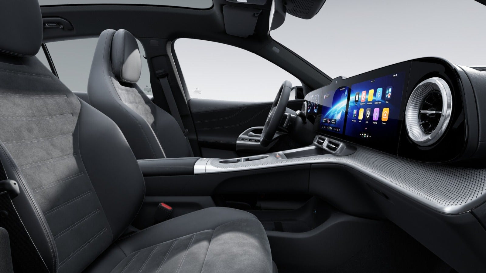 Sølv Mercedes GLC250 fra 2026
