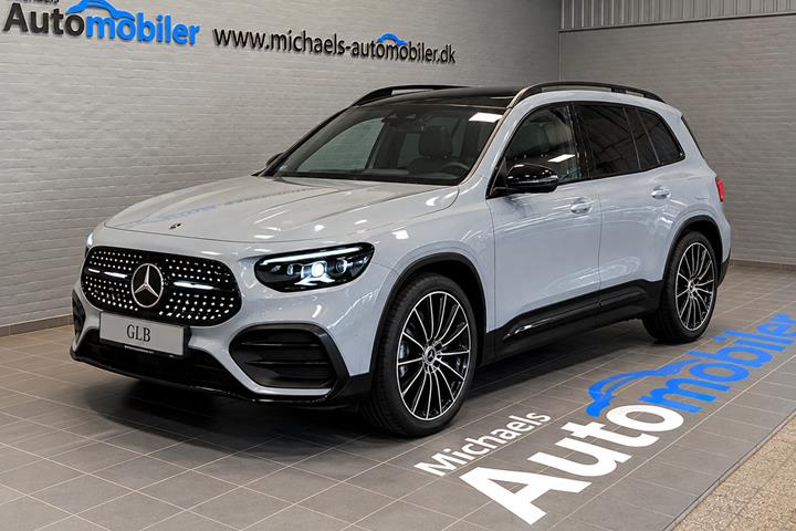 Sølv Mercedes GLB250+ fra 2026