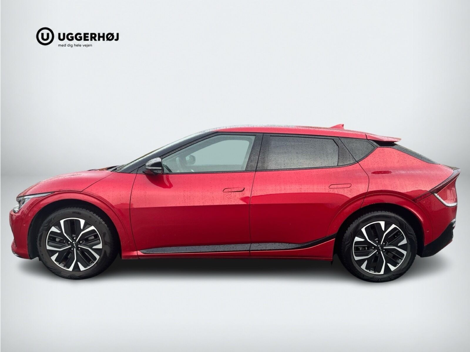 Rød Kia EV6 fra 2024