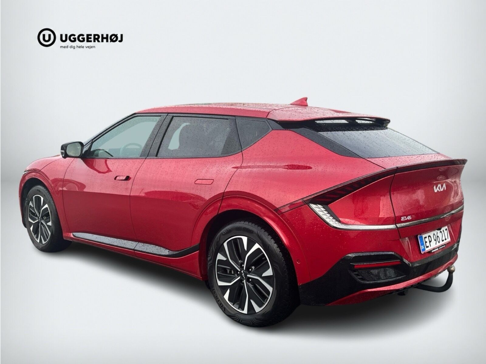 Rød Kia EV6 fra 2024