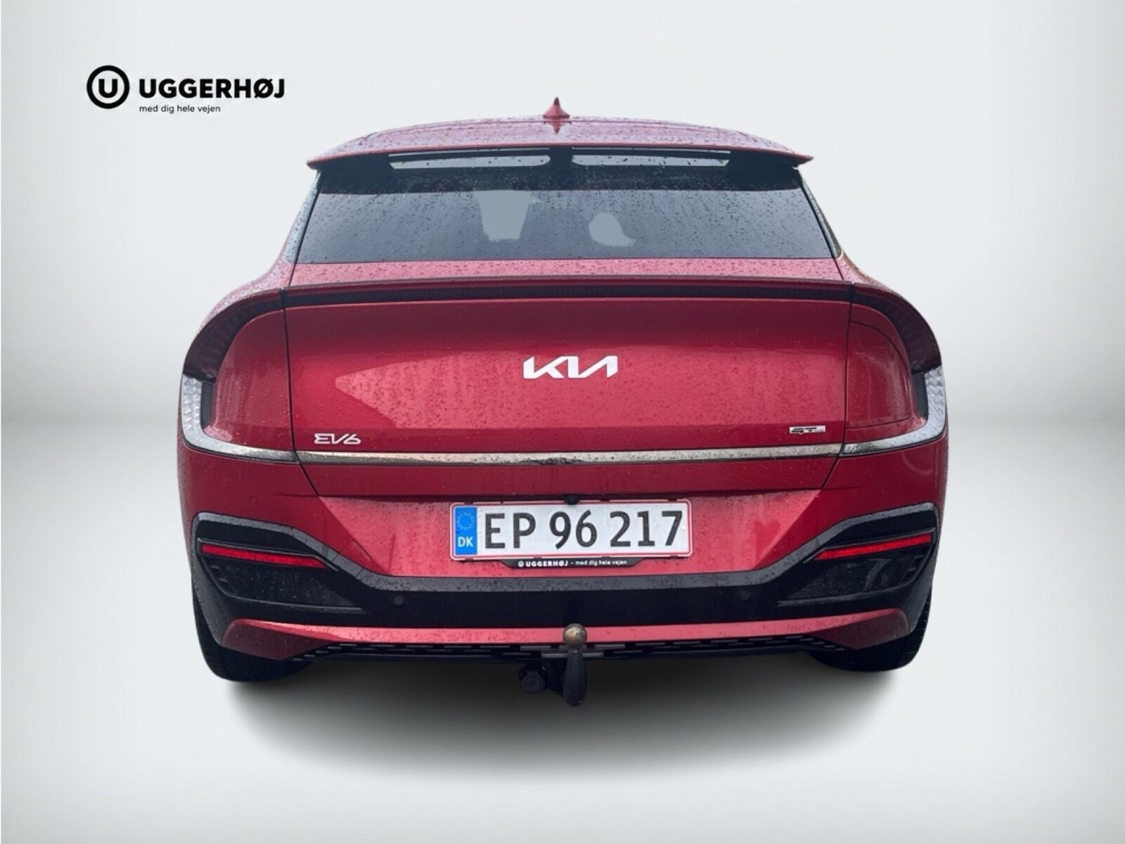 Rød Kia EV6 fra 2024