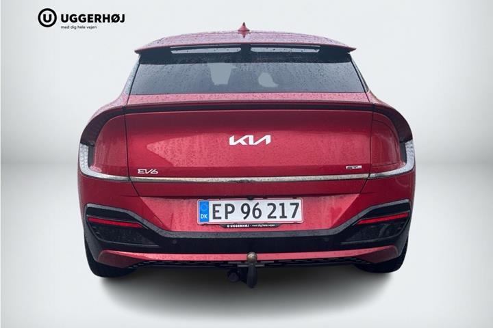 Rød Kia EV6 fra 2024