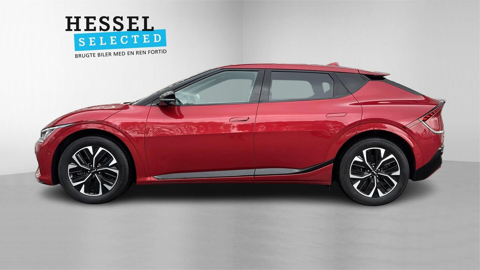 Rød Kia EV6 fra 2024