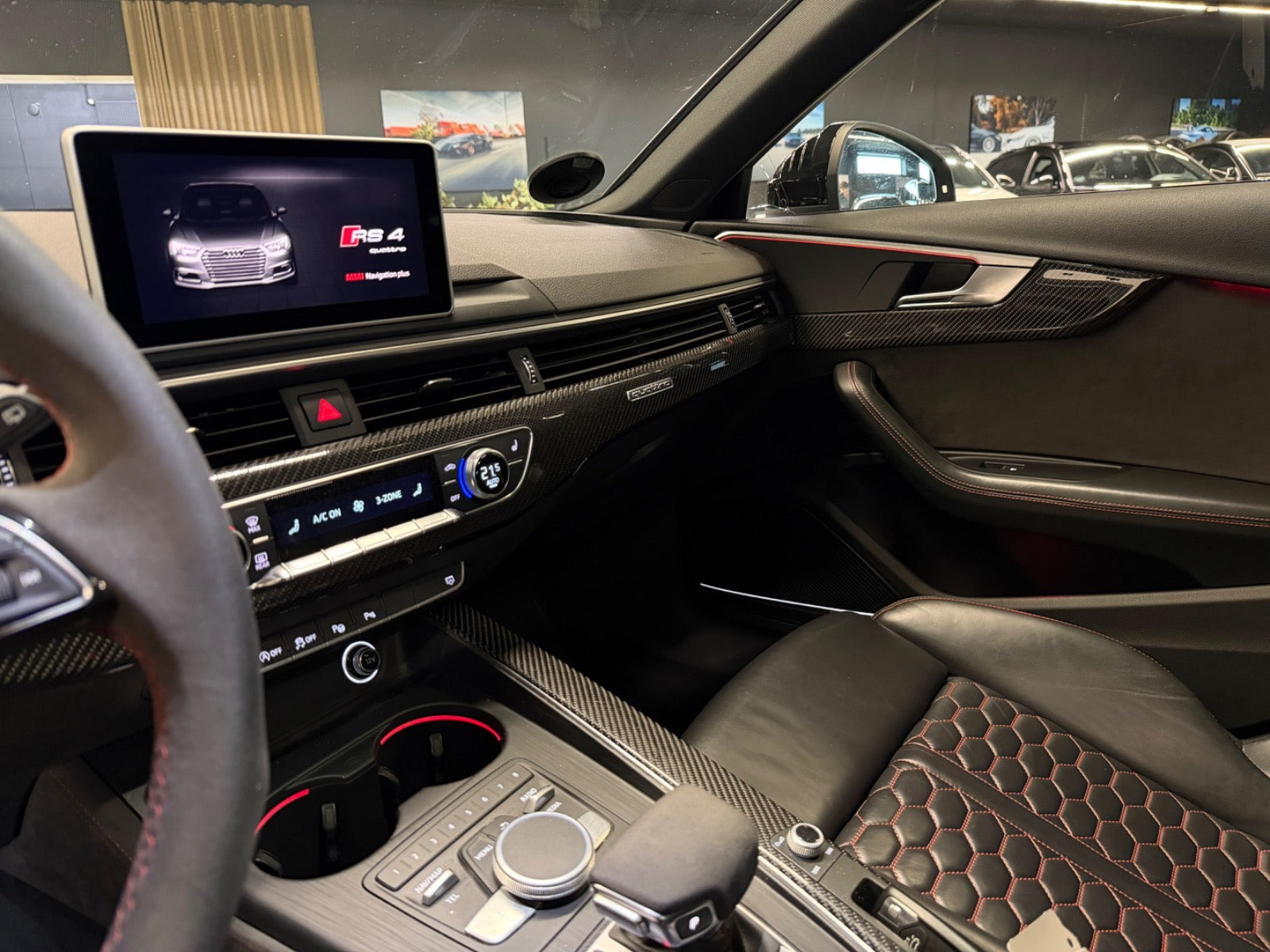 Sort Audi RS4 fra 2019