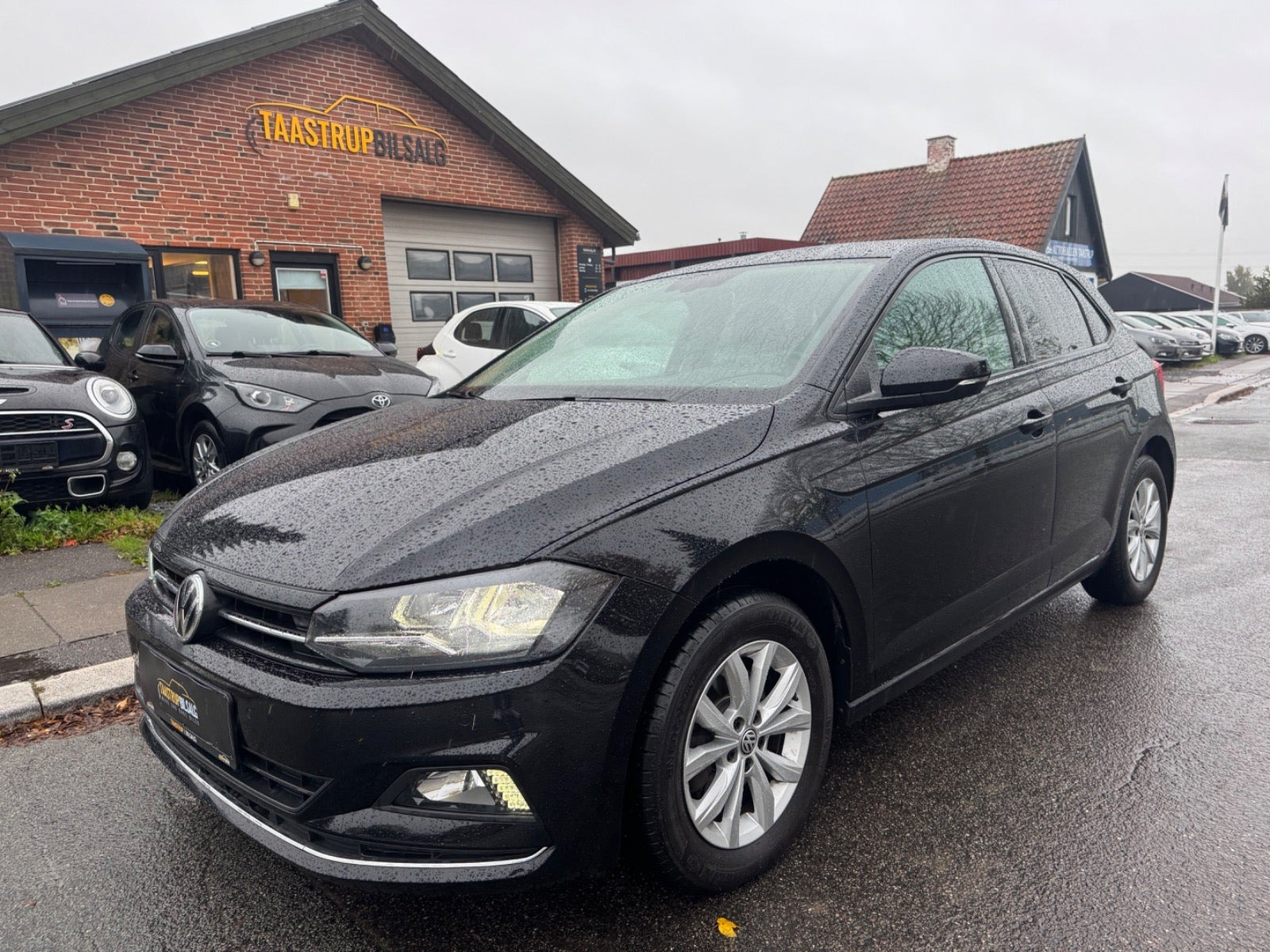 Sort VW Polo fra 2018