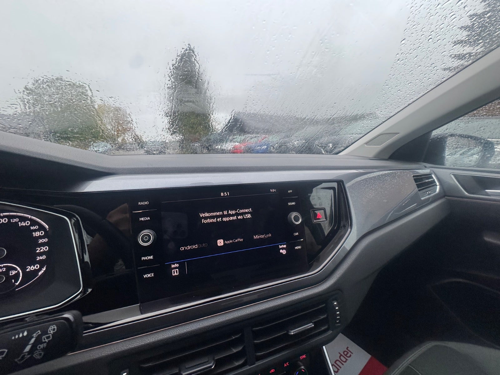 Sort VW Polo fra 2018