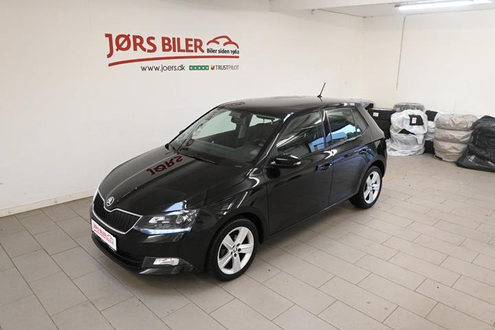 Sort Skoda Fabia fra 2016