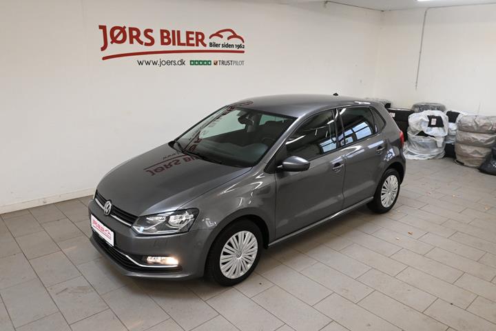Grå VW Polo fra 2016