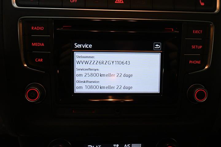 Grå VW Polo fra 2016