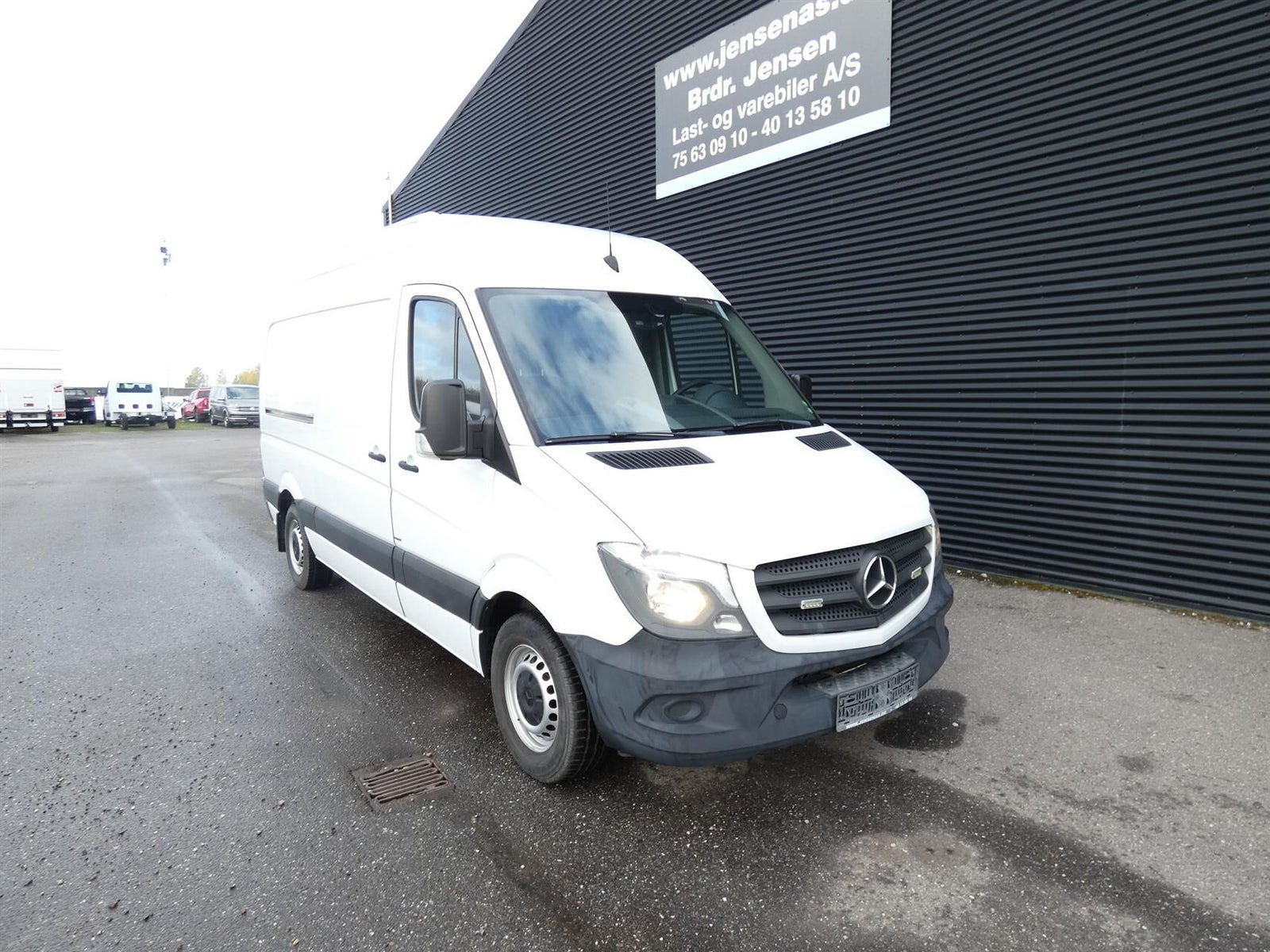 Hvid Mercedes Sprinter 316 fra 2017