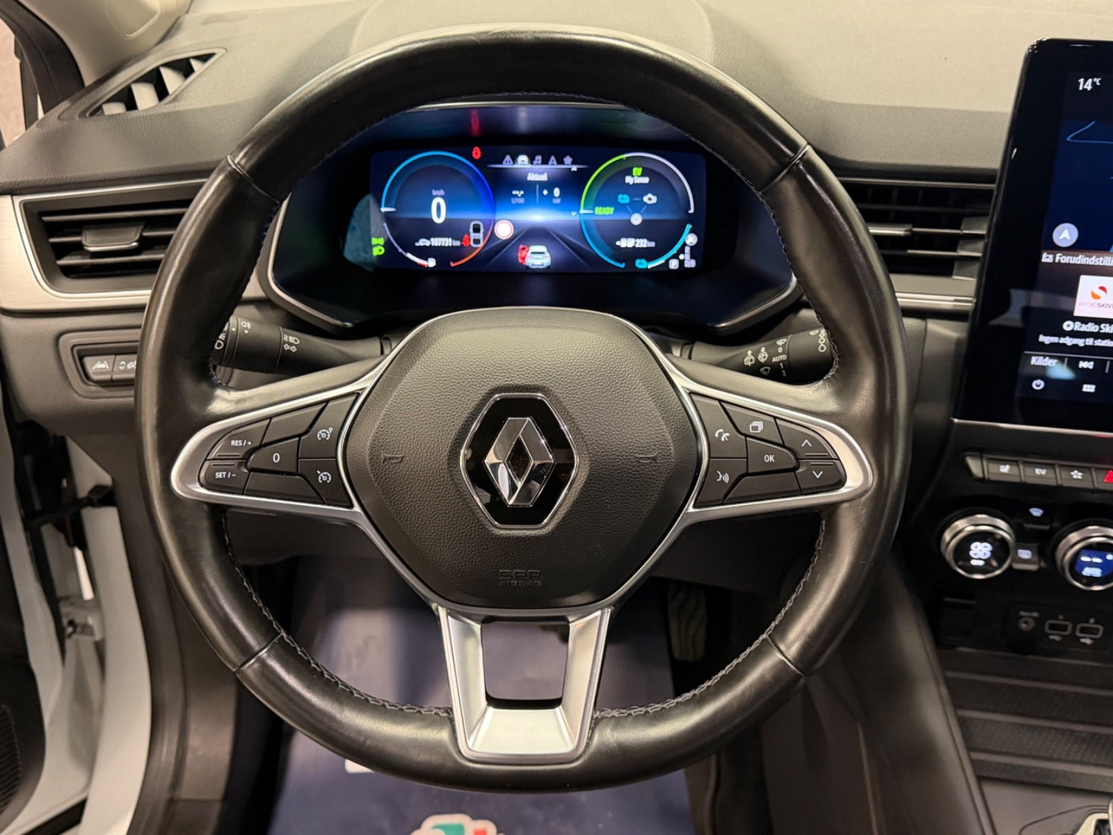 Hvid Renault Captur fra 2021