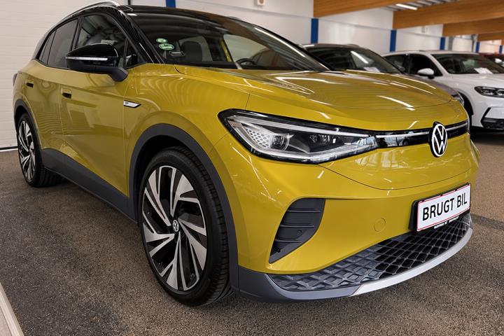 Gul VW ID.4 fra 2021
