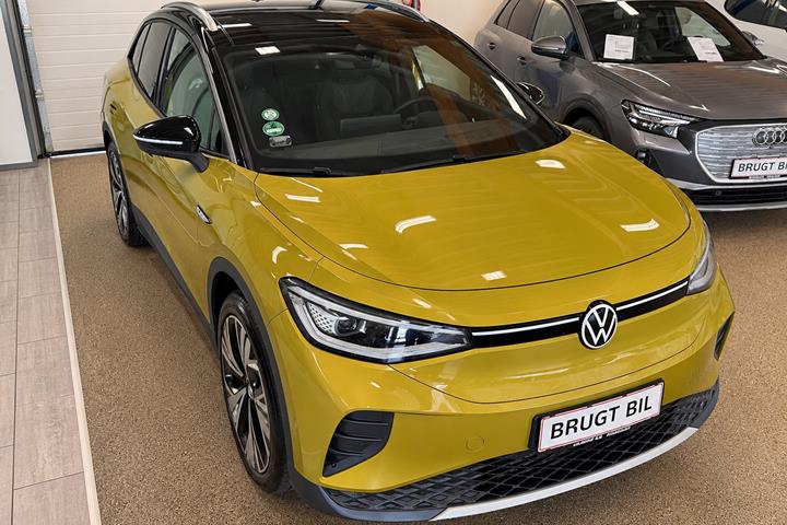 Gul VW ID.4 fra 2021