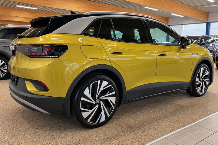 Gul VW ID.4 fra 2021