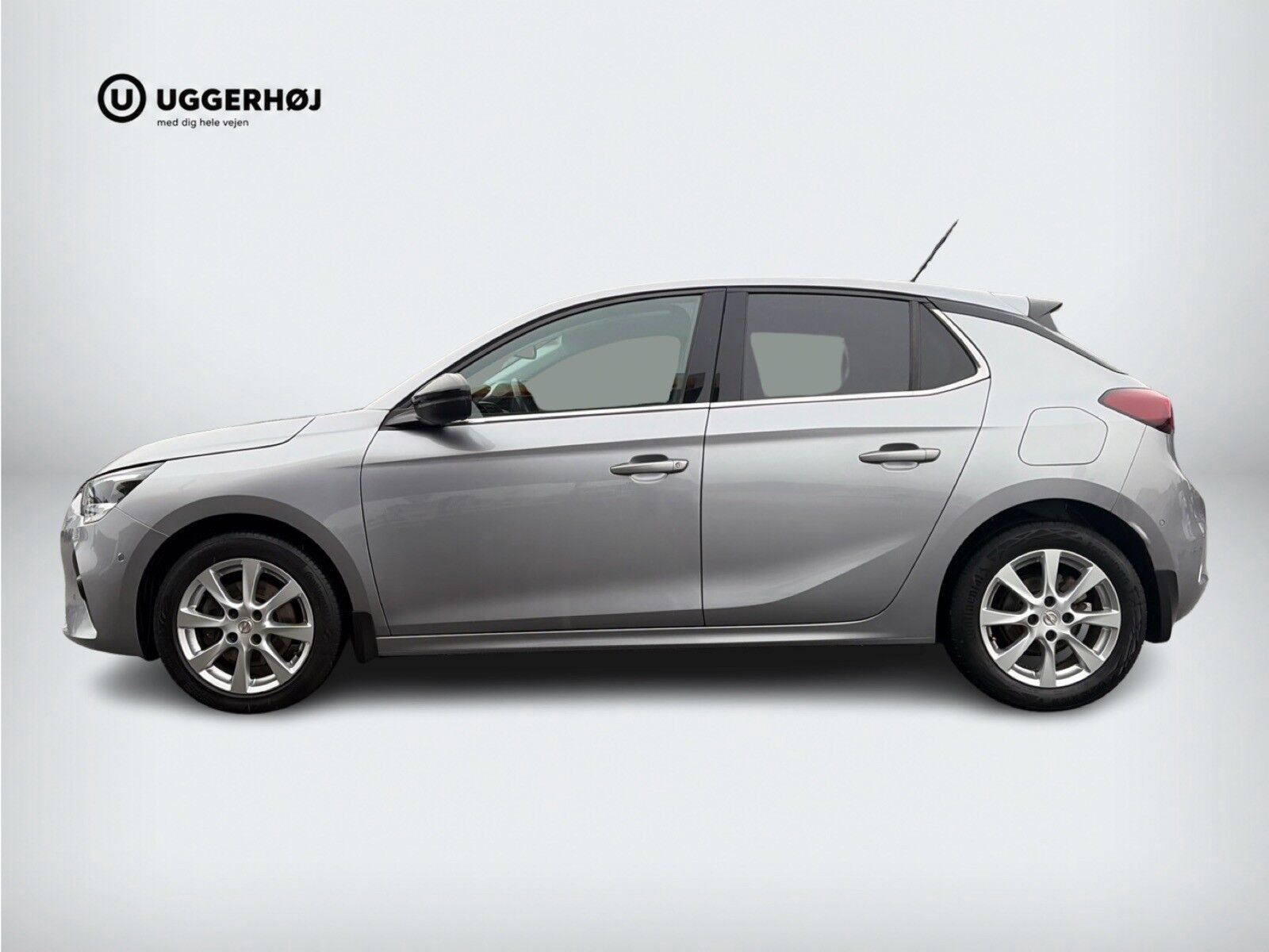 Sølv Opel Corsa fra 2020