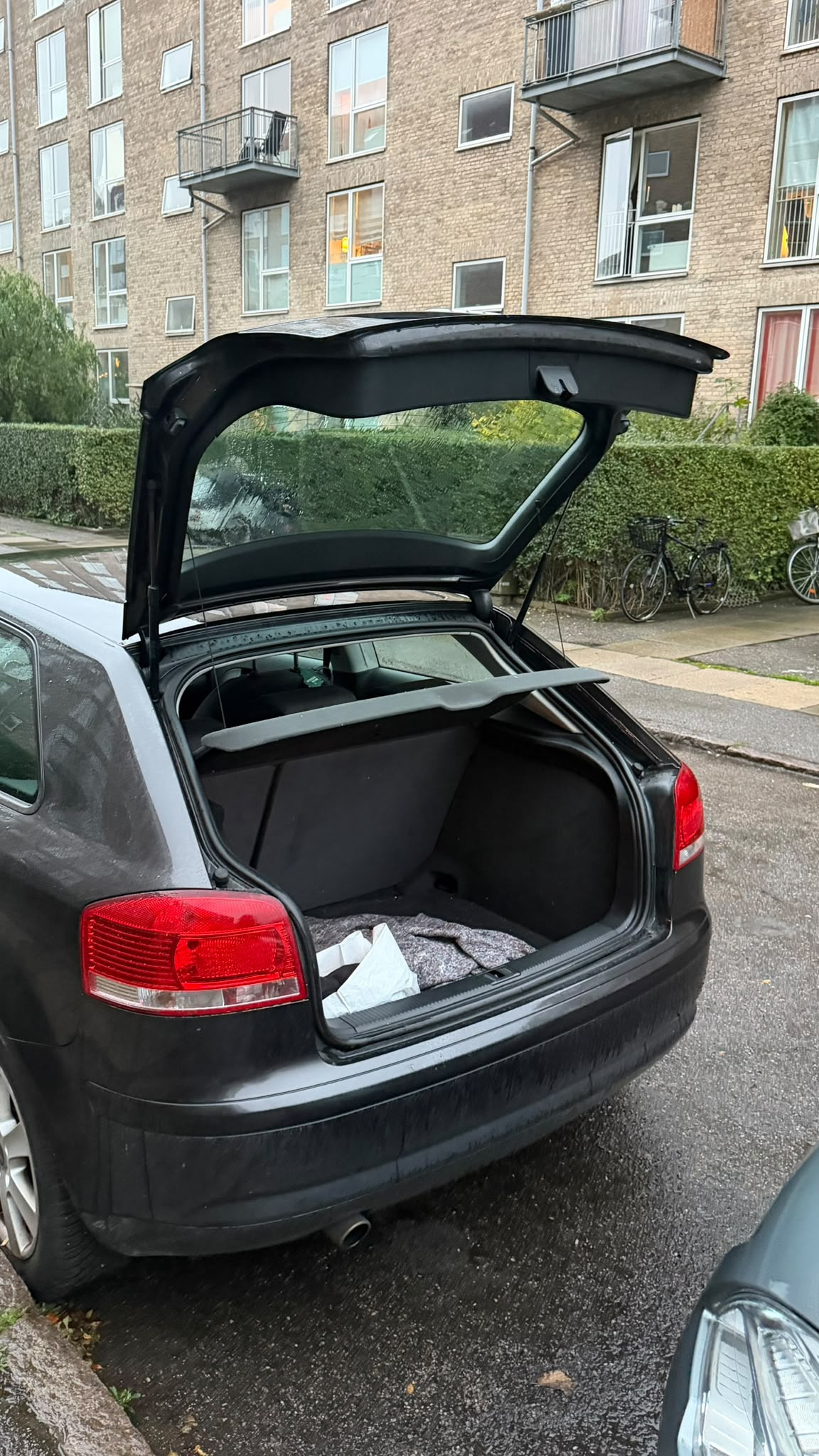 Grå Audi A3 fra 2005