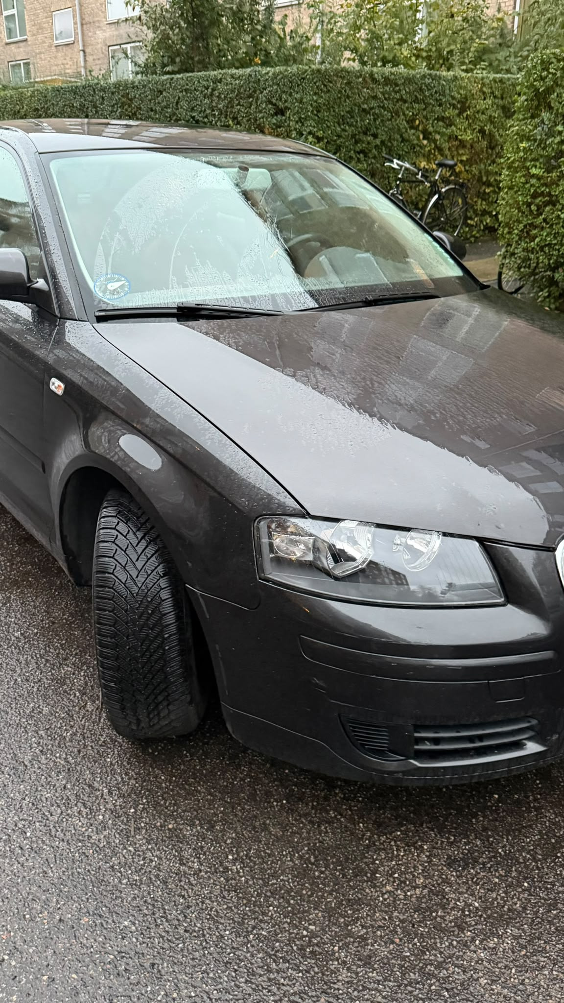 Grå Audi A3 fra 2005
