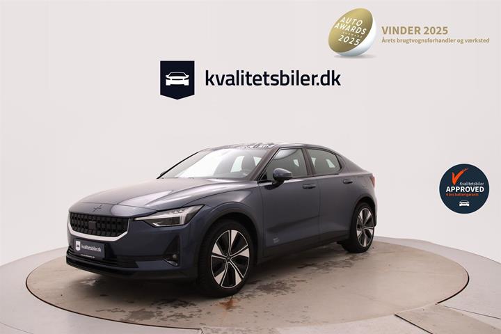 Blå Polestar 2 fra 2022