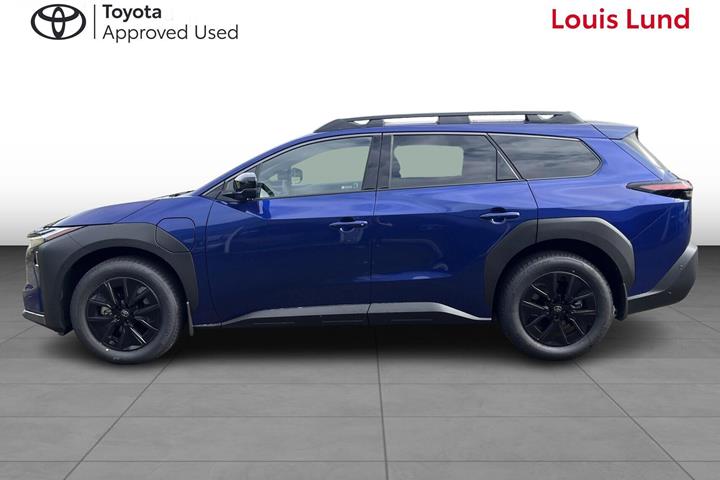 Blå Toyota bZ4X Touring fra 2026