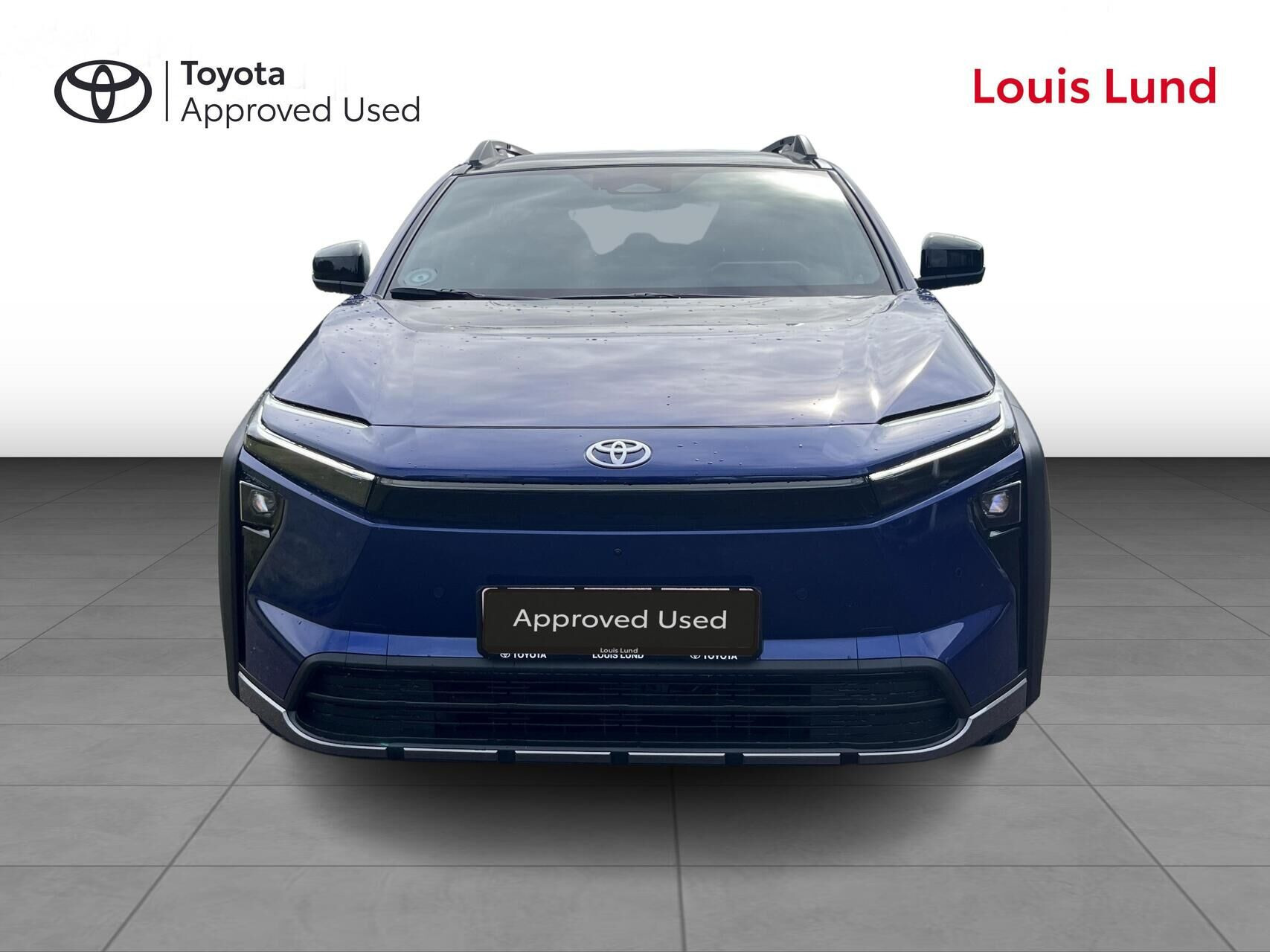 Blå Toyota bZ4X Touring fra 2026