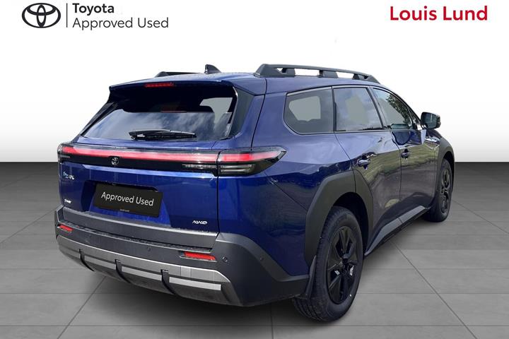Blå Toyota bZ4X Touring fra 2026
