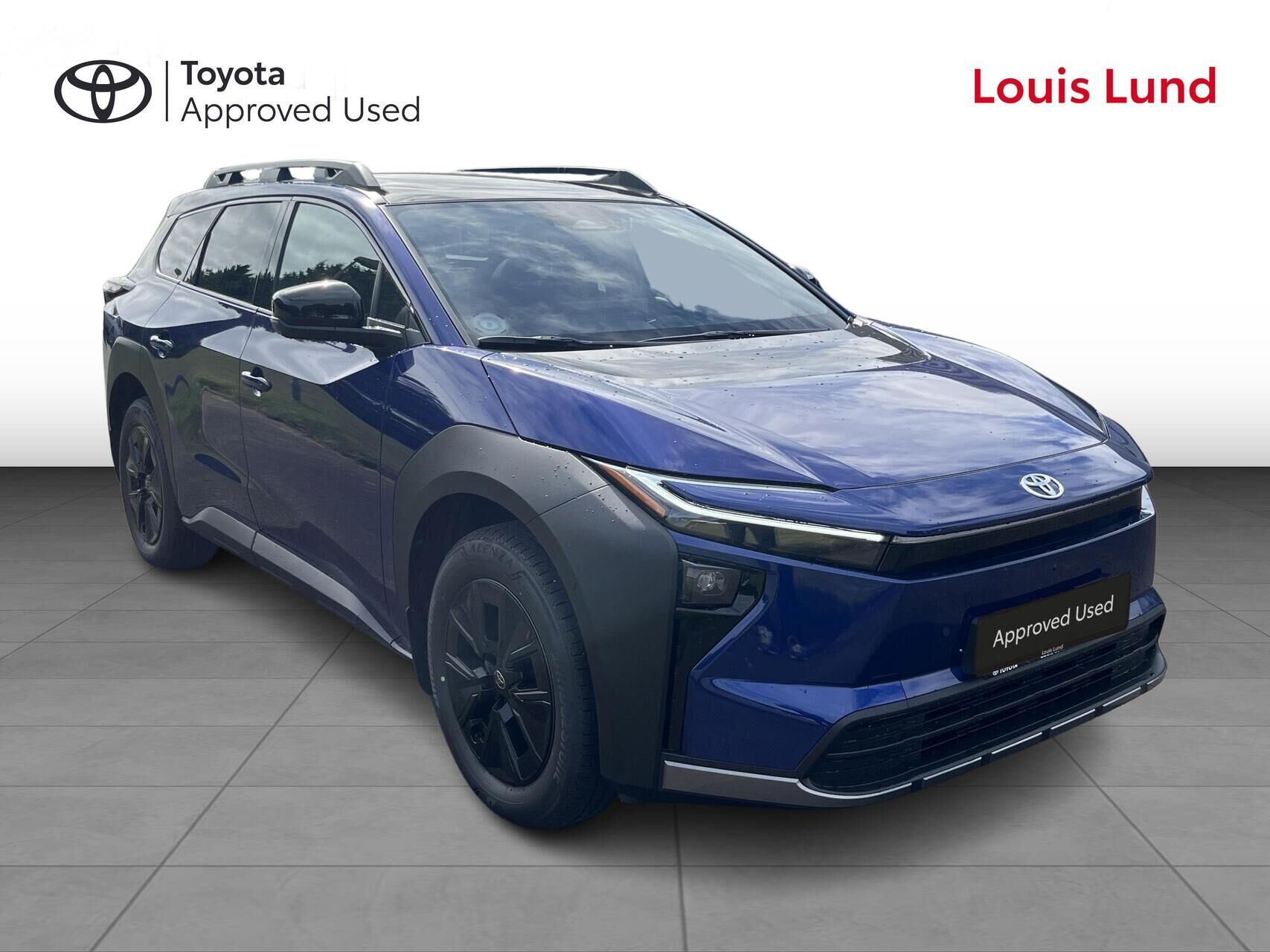 Blå Toyota bZ4X Touring fra 2026