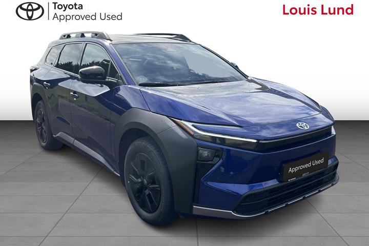 Blå Toyota bZ4X Touring fra 2026