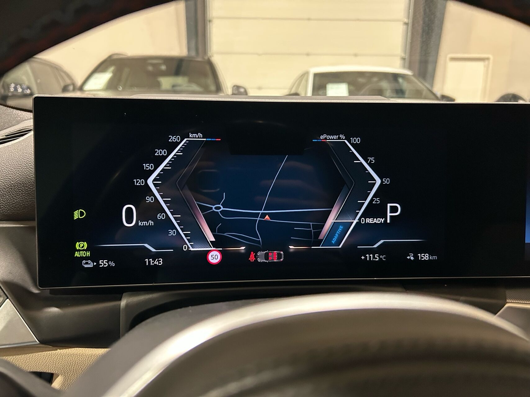 Grå BMW i4 fra 2023