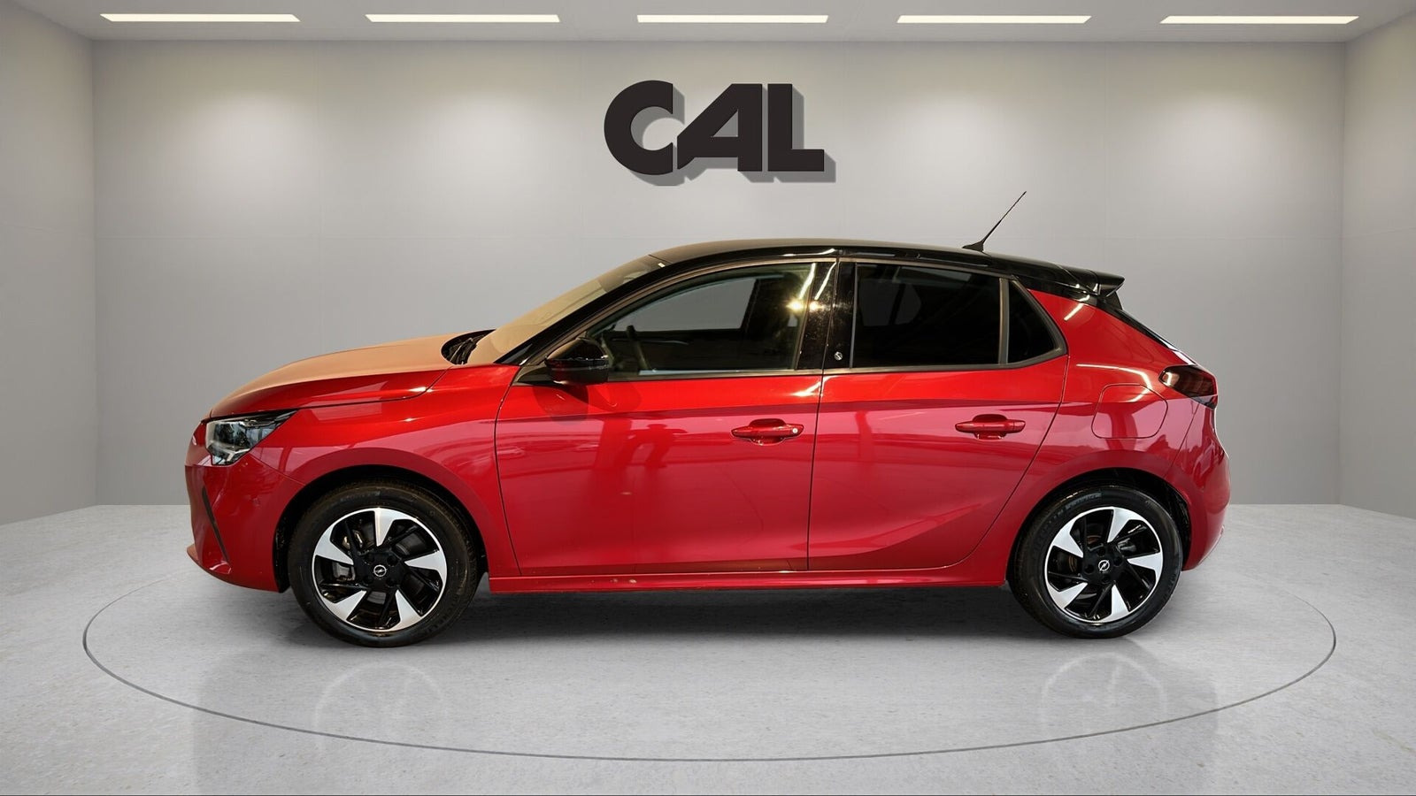 Rød Opel Corsa-e fra 2025