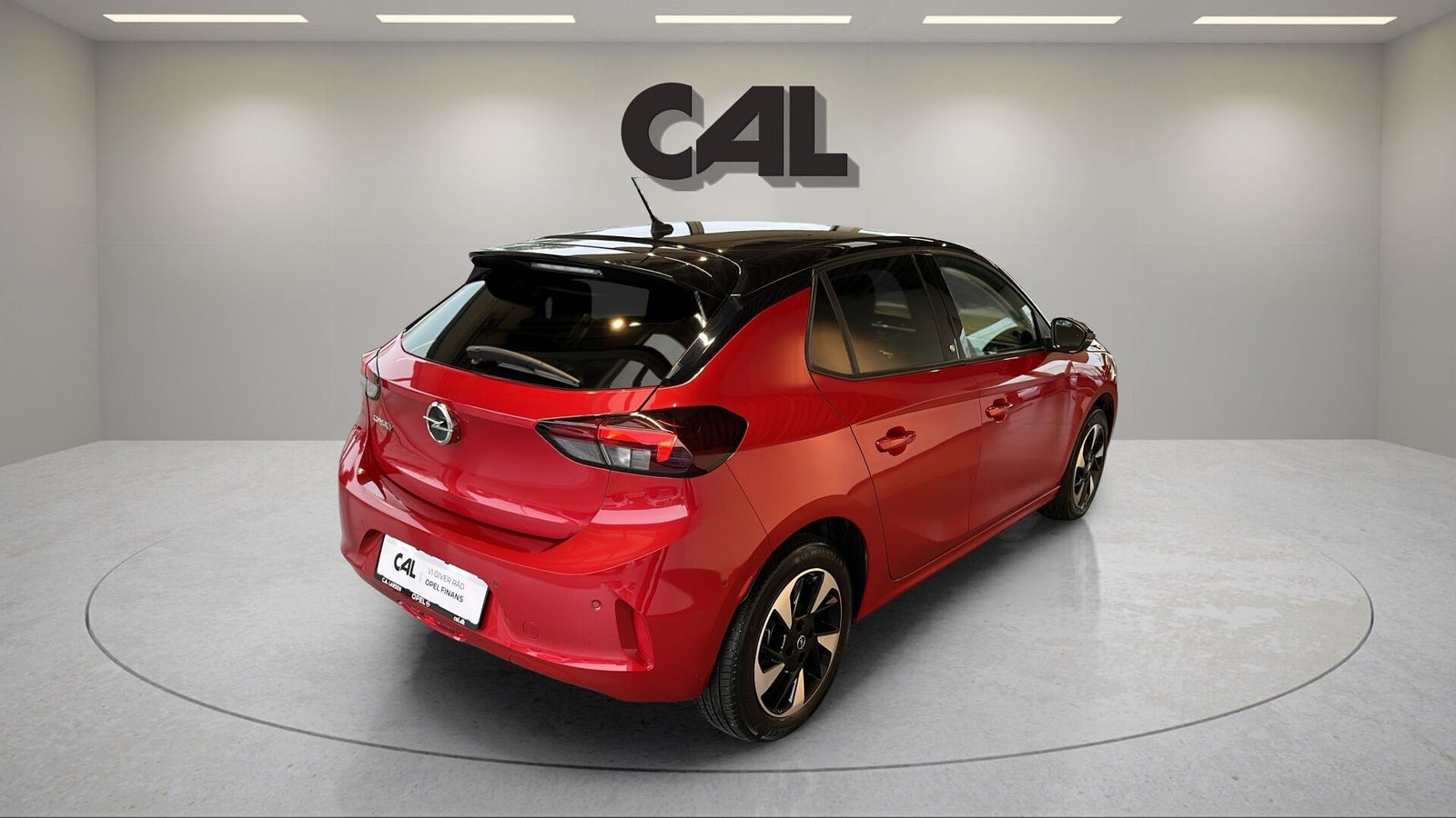 Rød Opel Corsa-e fra 2025
