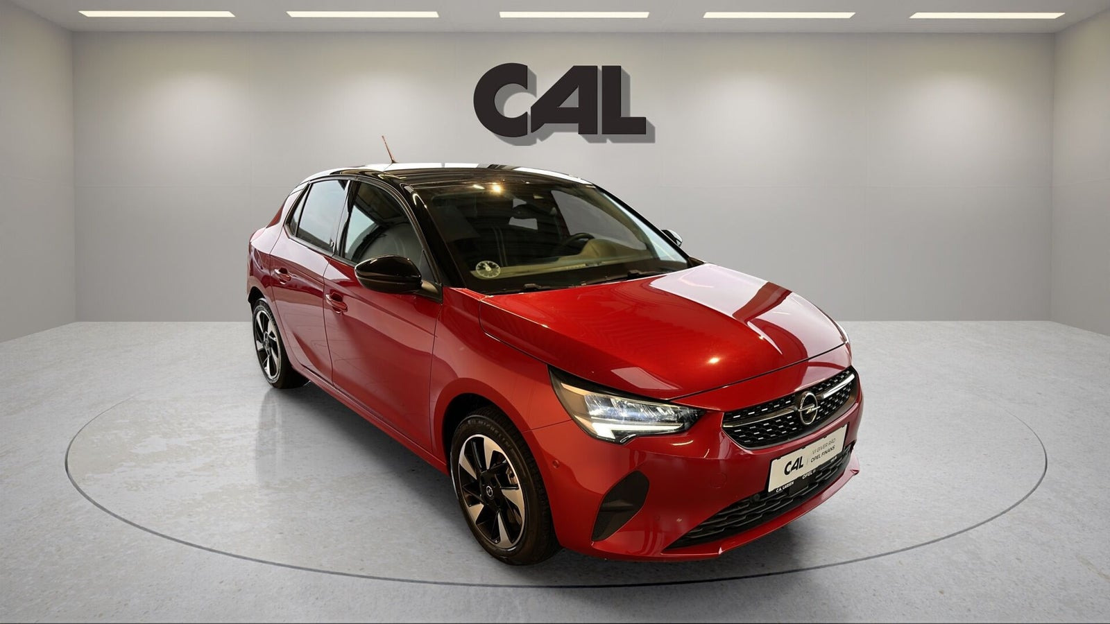 Rød Opel Corsa-e fra 2025