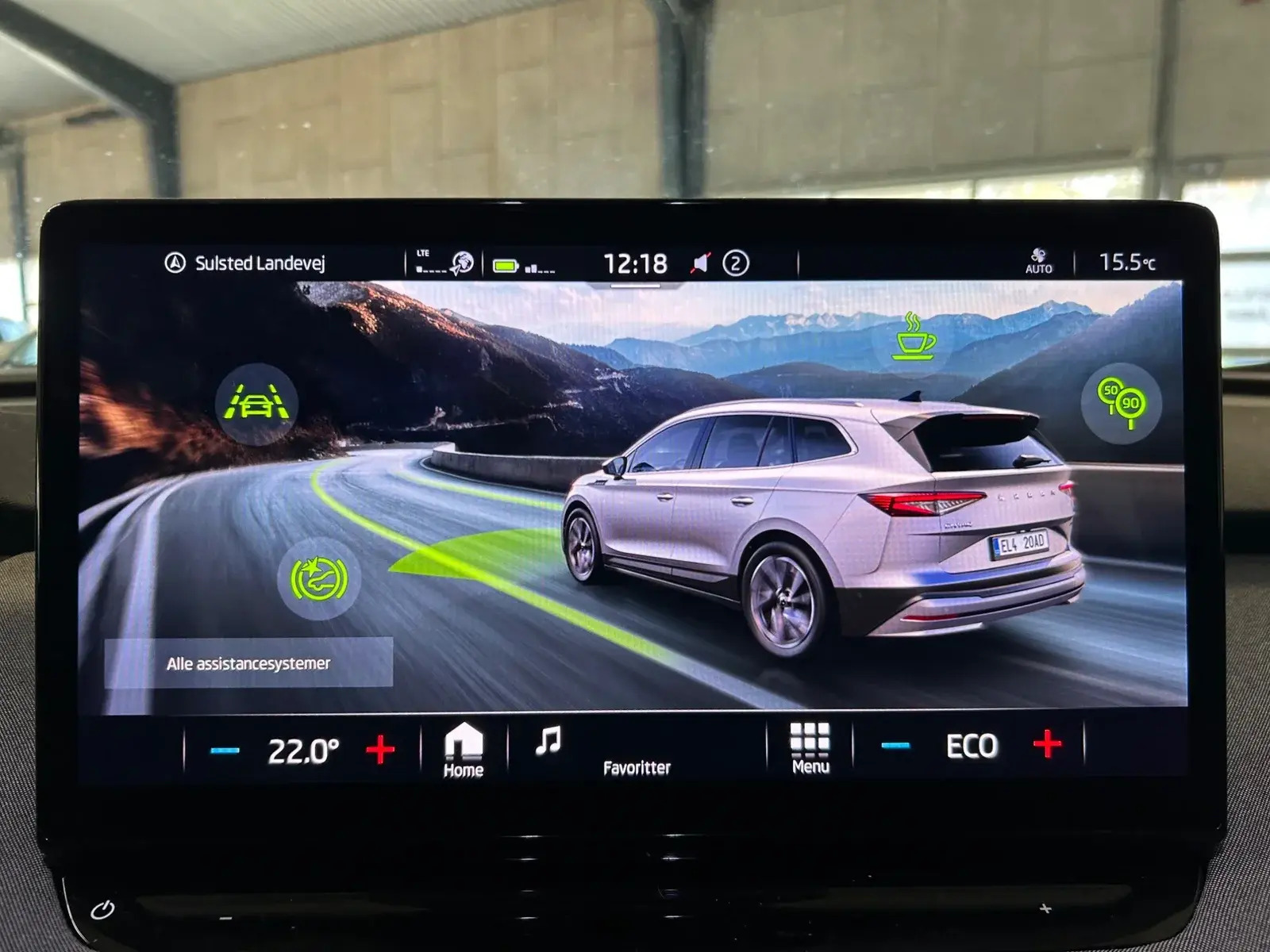 Sort Skoda Enyaq fra 2024