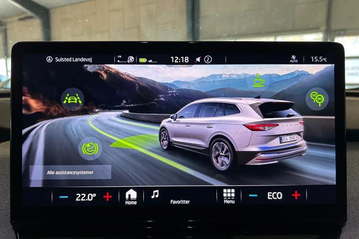 Sort Skoda Enyaq fra 2024