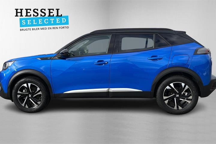 Hvid Peugeot e-2008 fra 2023