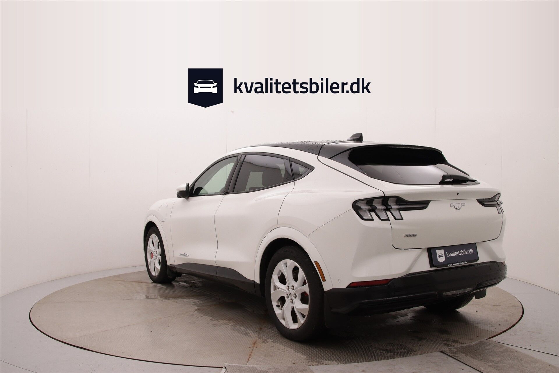 Hvid Ford Mustang Mach-E fra 2022