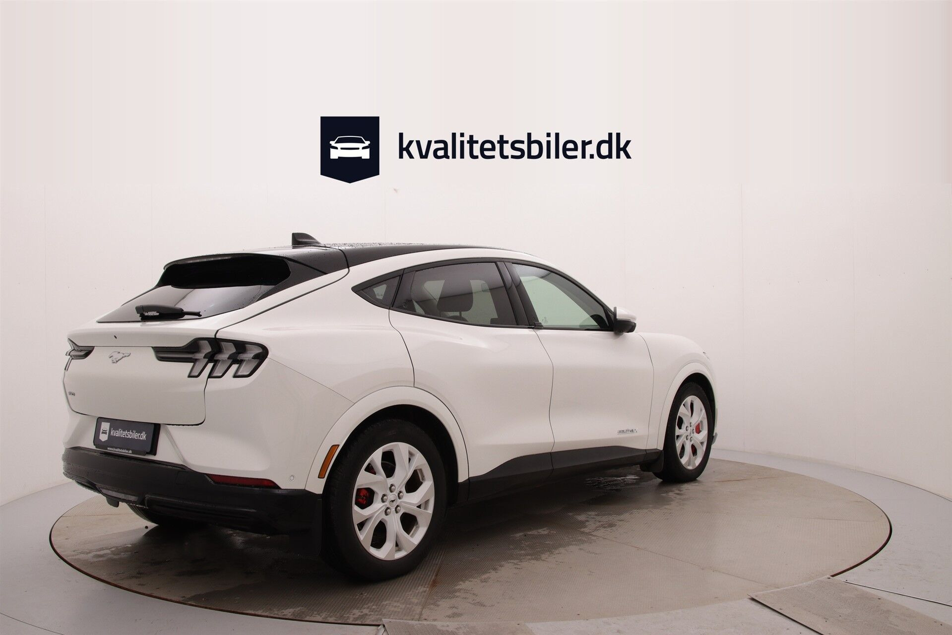 Hvid Ford Mustang Mach-E fra 2022
