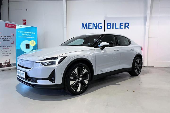 Hvid Polestar 2 fra 2024