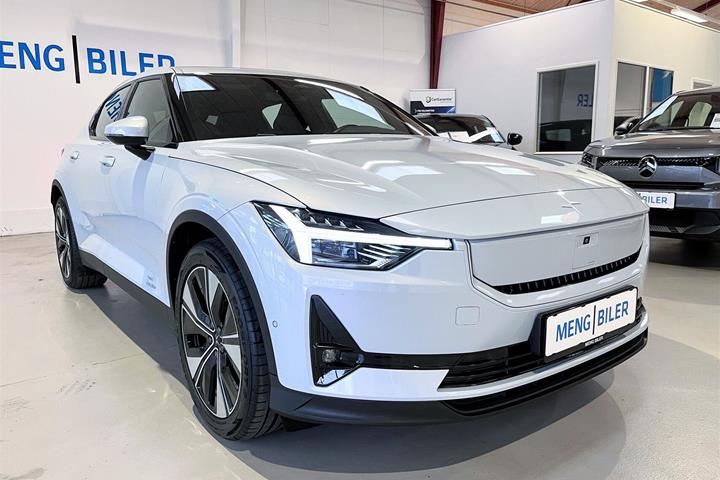 Hvid Polestar 2 fra 2024