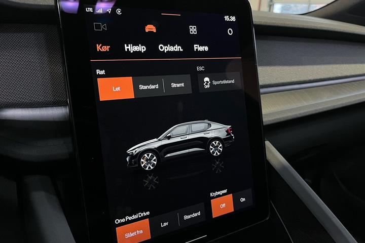 Hvid Polestar 2 fra 2024
