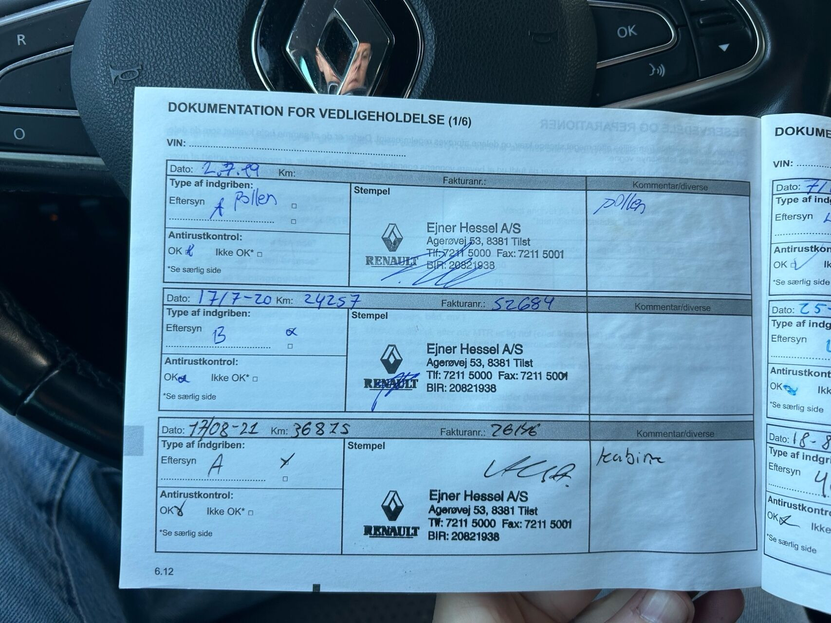 Hvid Renault Mégane fra 2018