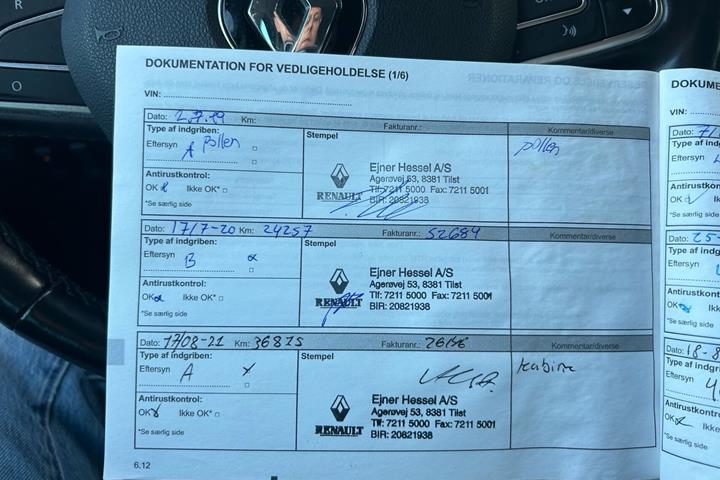 Hvid Renault Mégane fra 2018