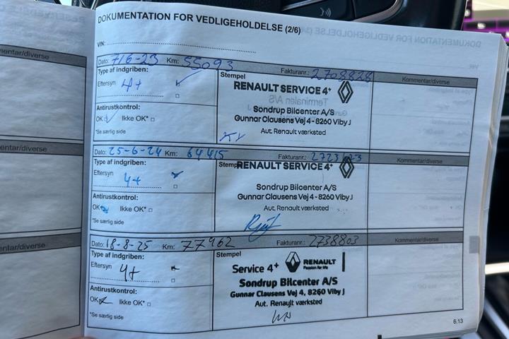 Hvid Renault Mégane fra 2018