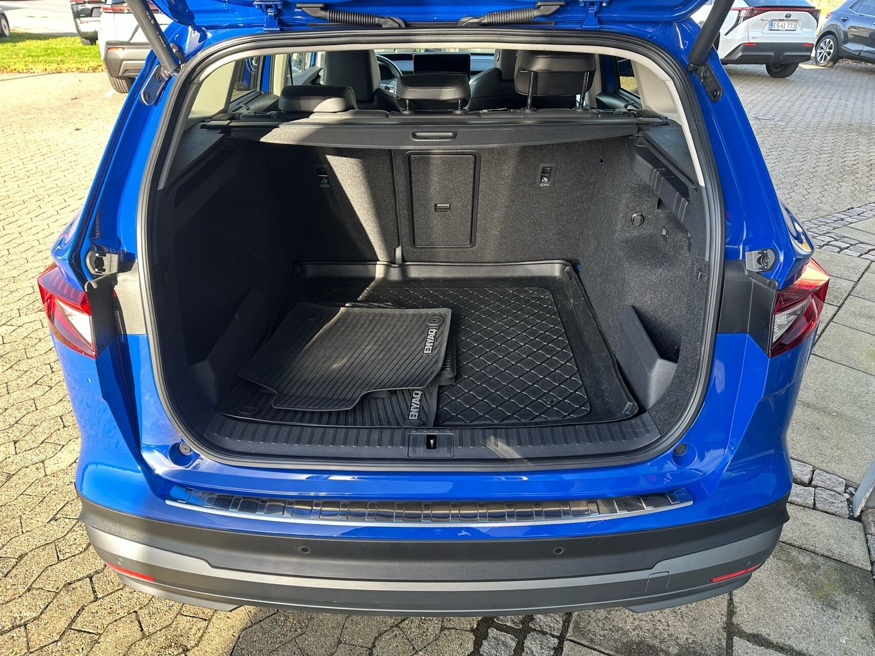 Blå Skoda Enyaq fra 2022